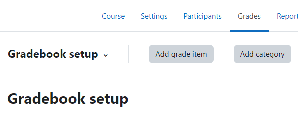 Gradebook Setup